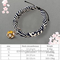 shanzhizui Style rétro Chats Collier Cloches de chat Cercle de chat Corde de chat Collier Fournitures pour animaux Taille réglable  013  L - B07DJ19SDZ