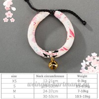 shanzhizui Style rétro Chats Collier Cloches de chat Cercle de chat Corde de chat Collier Fournitures pour animaux Taille réglable  010  M - B07DJ1615H