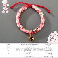 shanzhizui Style rétro Chats Collier Cloches de chat Cercle de chat Corde de chat Collier Fournitures pour animaux Taille réglable  007  S - B07DHZHPPS