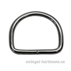 25 mm de d anneaux soudés en acier de 3 mm d'épaisseur  nickelé  Lot de 20 - B00YC6P1SO