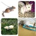 Hamster formation Laisse en nylon pour rat Hamster Ecureuil gerbille Pet Cage Maison pour laisses Band Finder Collier Bell - B072BDK19T