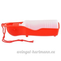 Rainbabe pour animal domestique de voyage portable Bouteille d'eau Feeder avec couvercle étanche - B079GV2KH6