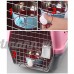 Foopp 2 en 1 pour animal domestique Chien Cage à suspendre en acier inoxydable Nourriture Eau Bol (Violet) - B0728GP7PK