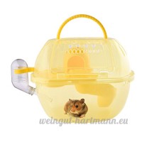 Yunt Cage pour Petit Animal Cage de Hamster (Jaune) - B073CZPJ38