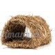 UEETEK Herbe tissée naturelle Chambre de lit de paille d'herbe de paille Oiseau Cubby Nest Cage pour lapin Lapin Hamster Gerbille Chinchillas - B076BNZ1YT