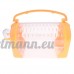 Dolity 2-en-1 Boîte de Transport Cage de Hamster Maison pour les Petits Animaux en Plastique - Orange - B07C2QNLSB