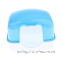 Homyl Lit de Hamster en Plastique Jeu Couchage pour Hamster Cobaye - Bleu - B07BXXMQ5H