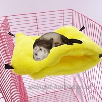 Livecity Hamac Mini Maison pour animal domestique Rat Hamster Perroquet Furet écureuil à suspendre Lit jouet - B078K9GS34