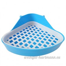 Zhhlaixing bonne qualité Hamsters Rats Toilet Small Animal Triangle Toilet litter Tray Training - B01MY96LTS