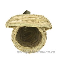 Fladorepet à suspendre Paille Parrot Bird Nest Lit Ferme Petits Animaux Oiseaux Maison Lit Rat Hamster à suspendre Lit Hamac Bird Supply - B07BQYL83Y