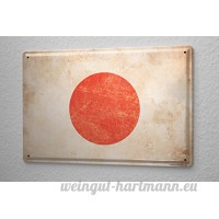 Plaque émaillée Globetrotter Japon - B06XKYK7RX