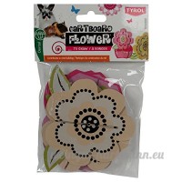 Tyrol - Fleurs en Carton à Ronger Cartboard Flower Dental pour Rongeur - B06XSSNNNC