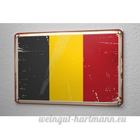 Plaque émaillée Globetrotter Belgique - B06XKFRSYY