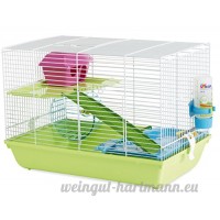 Savic Martha Triple Cage pour Hamster Blanc/Vert 47 x 30 x 21 cm - B010XF85DU