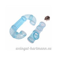 Petacc Tube de cage pour hamster Petit Animal Tunnel jouet Hamster Habitat Accessoires  Transparente - B078K8JN3F
