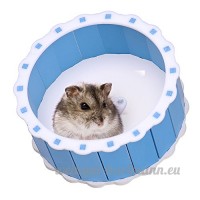 Silencieux en acrylique Course Spinner Roue d'exercice pour hamster souris Rat Souris Jouet pour animal domestique - B01E8NYB9A