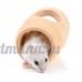 UEETEK Maison de jeu pour hamster Habitat en bois en forme de Tonneau pour Hamster Écureuil Gerbille - B076F1J6YK