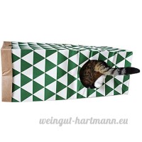 Etbotu Cat Jouets interactifs pliable Grande taille sac de papier Kraft Tunnel avec seconde entrée fenêtre pour animal domestique Chat - B07BFXV9M6