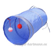 Les tunnels de chat de KAYI et les tentes 2 sortent le tube démontable d'amusement de trous avec la boule accrochante - B07B93M2LB
