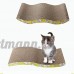 Zhuhaitf Pour les animaux domestiques Superior Double-sided Cat Scratch Board Corrugated Paper Fun Toys Various Shapes Design Pet Scratcher - B0749J44ZM