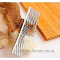 itplus Pet Slicker Peigne en acier inoxydable pour chien chat shedding Peigne outil cosmétique longue cheveux courts - B01LW1XDP1