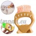 UEETEK Toilettage pour animaux de compagnie brosse peigne à fourrure outil de coiffure Shell Design brosse en caoutchouc pour animaux de compagnie chien chat (Croci) - B07C7VK24X