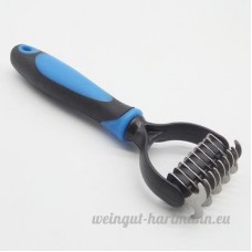 Pet Comb Open Knot en acier inoxydable Hair Removal Brush Pet Comb   Blue - B074FX7WFZ