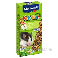 Vitakraft Friandises Kräcker au Pop-corn et Fruits pour Rats x2 - B01J7VLZ6U