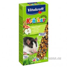 Vitakraft Friandises Kräcker au Pop-corn et Fruits pour Rats x2 - B01J7VLZ6U
