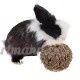 Emours Hamster souris gerbille Lapin tissé Boule d'herbe jouer jouet à mâcher avec cloche à l'intérieur - B0722M653D
