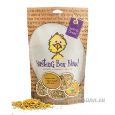 Treats for Chickens Nesting Box Blend Treat Certified Organic Herbal Bedding 5oz - B00K5NBLPK