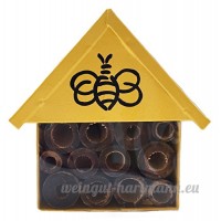 Nutley's Jaune miniature insectes Maison avec décoration abeille - B01HGVTWBI