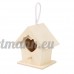 Xshuai 10 x 9 cm en bois Maison d'oiseau  DE nouveaux Nest Dox Nest House Bird House Bird House Nichoir Bird Boîte Boîte en bois Size: approx. 10x9cm kaki - B07D7WBT75