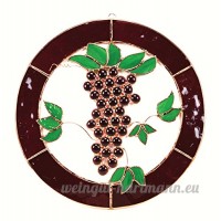 Grand cercle de raisins n vignes Panneau de la fenêtre - B00PYESX7Y