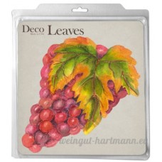 Grape Cluster Deco Parchment Leaves - B003LJSA7C