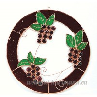 Grand cercle grappe de raisin Trifecta Panneau de la fenêtre - B00PYER58C