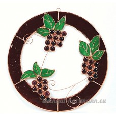 Grand cercle grappe de raisin Trifecta Panneau de la fenêtre - B00PYER58C