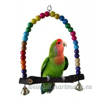 LIANCHI Petite ou grande taille Perroquet Jouet Pure Naturelles Perle Cage Parrot Chewing Toy(Small) - B06XRGHFJ6