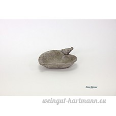 'Abreuvoir pour oiseaux en céramique "Cœur  antikgrau  25 x 25 x 10 cm - B06WGQWVJJ