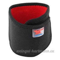 Deal Mux Fabric Outdoor Sport Adjustable Bracelet Wrist Support Holder Protective Black Red - B072TT5F66