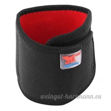 Deal Mux Fabric Outdoor Sport Adjustable Bracelet Wrist Support Holder Protective Black Red - B072TT5F66