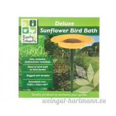 De jardin bain à oiseaux en forme de tournesol - B007IROUWC