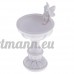 Sharplace Fontaine Bain d'oiseaux Blanc en Résine Pour 1:12 Dollhouse--5.2 * 7.5cm - B076KDY139