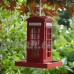 Generic.. PHO Boîte en bois Itional Police téléphone en Jardin Jardin à suspendre Ooden Jardin NEUF traditionnel fantaisie Eeder Red Bird Feeder Rouge - B076T6TPT1