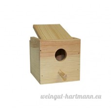 takestop nid en bois 12.5 x 13.5 x 11.5 cm à suspendre accroché pour oiseaux petits animaux exotiques rongeurs hamsters oiseaux - B07DFR4V82