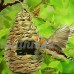 Baoblaze Nid d'oiseau  Nichoirs en Herbe Feuille Naturel Tissé à Main  Maison Oiseau pour Reproduction - B07CJQTTWS