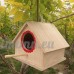 MagiDeal Boîte de Nid D'oiseaux Nichoir Suspendu Jardinage Bird House Craft Nature en Bois Corde - 19 x 16x 14cm - B07CW3K1F7