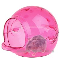 Petacc Hamster Salle de Bain Sable de Bain pour Hamster/Rongeur/Gerbille/Chinchilla/Octodon (Rose) - B079G3QHJD