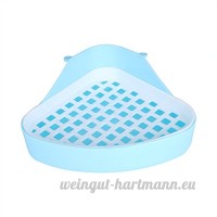 Estink Toilettes pour Hamster  Toilettes Triangulaire Toilettes pour Toilettage pour Petit Animaux de Compagnie(Bleu) - B07CVQ261S