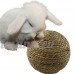 Outflower jouet pour animaux domestiques : Canne Boule d'herbe pour animal domestique Fournitures Parrot Lapin Petits Animaux résistant aux morsures Jouets Molaire Boule de paille - B077BW73DY
